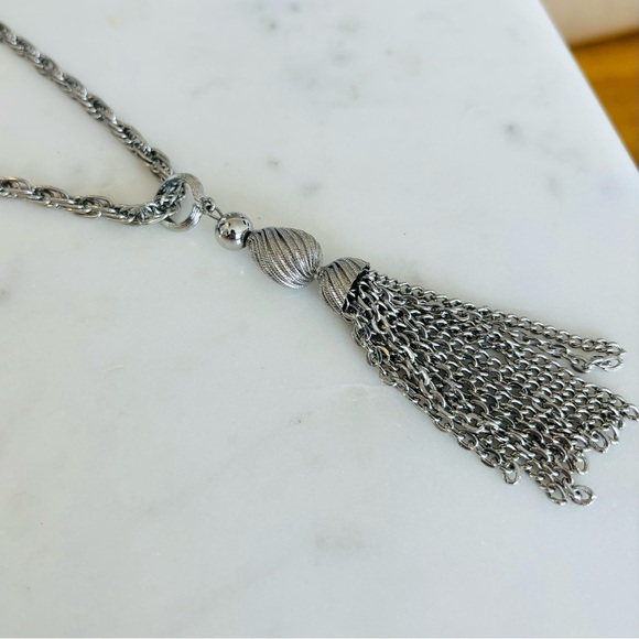 Vintage Tassel Necklace - Picture 3 of 5